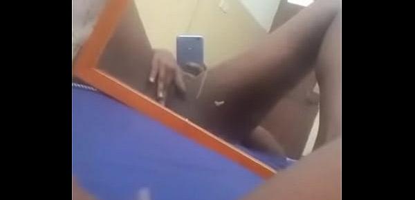  Horny kenya lady masturbates